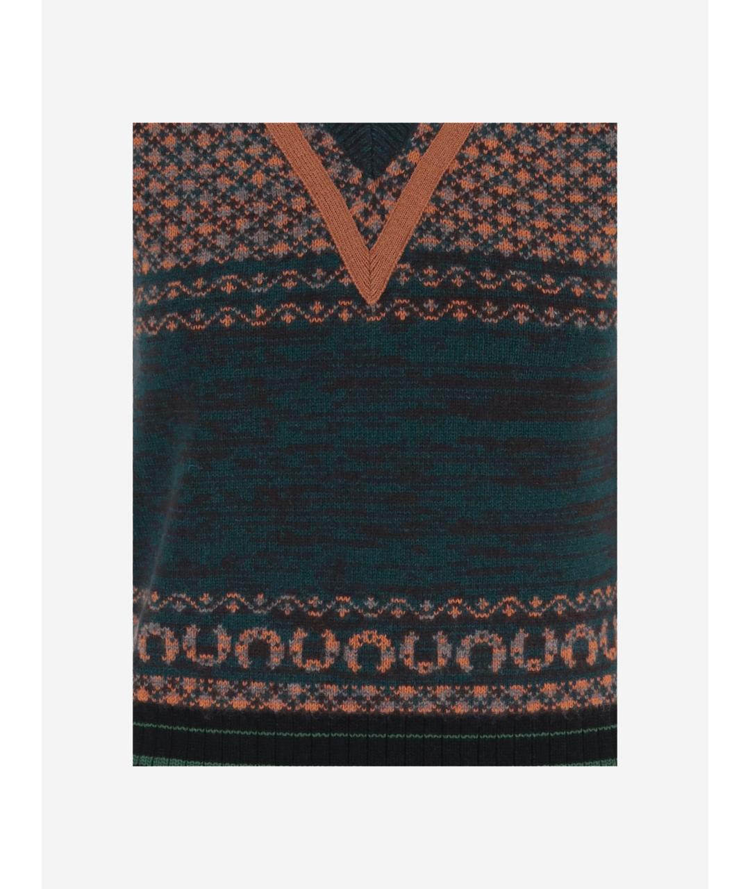 DRIES VAN NOTEN Мульти кашемировая жилетка, фото 3