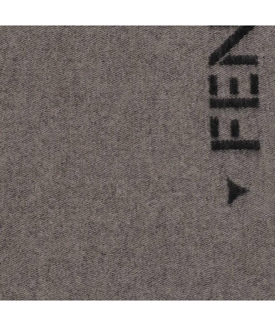 FENDI Коричневый шерстяной шарф, фото 3