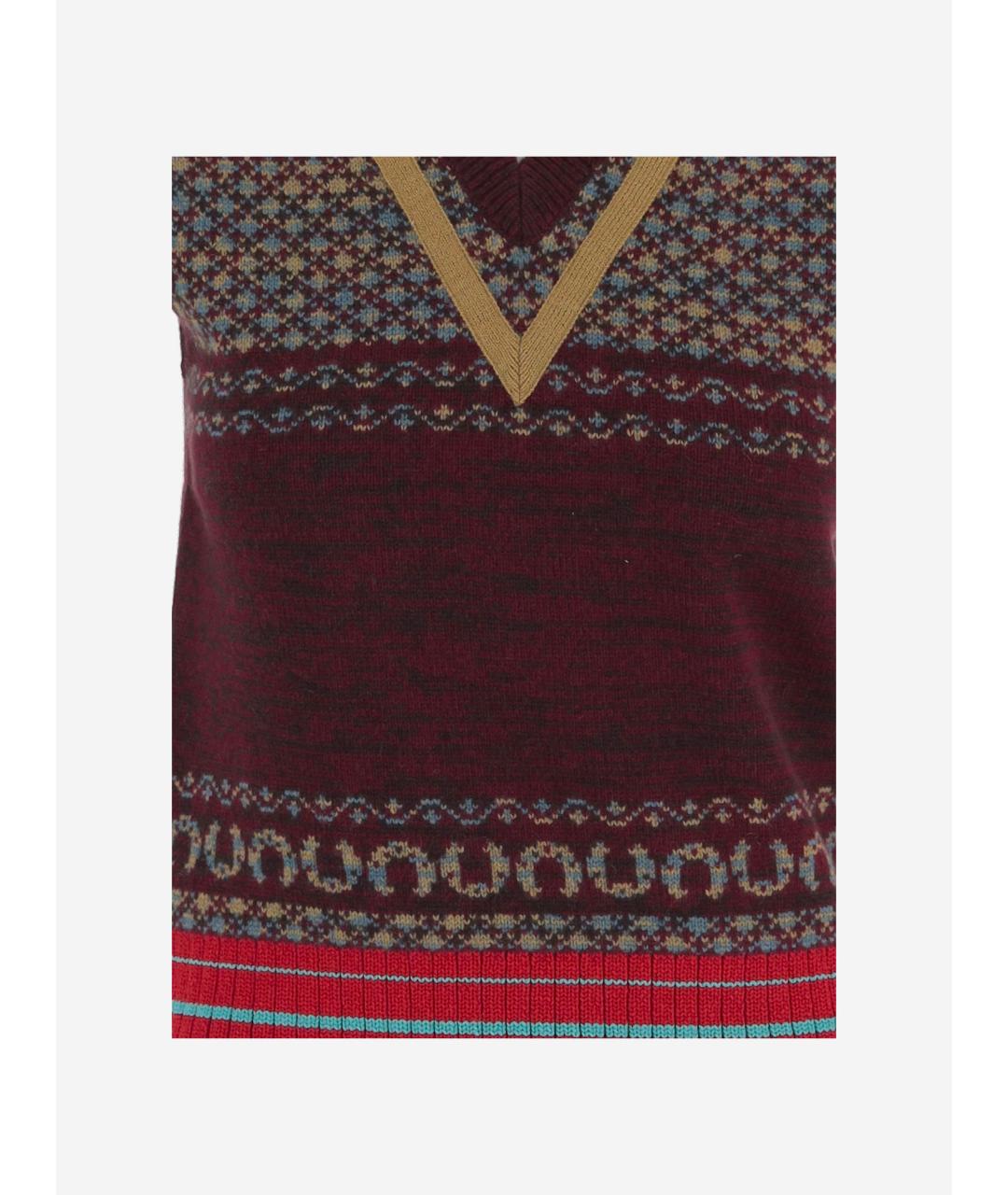 DRIES VAN NOTEN Мульти шерстяная жилетка, фото 3