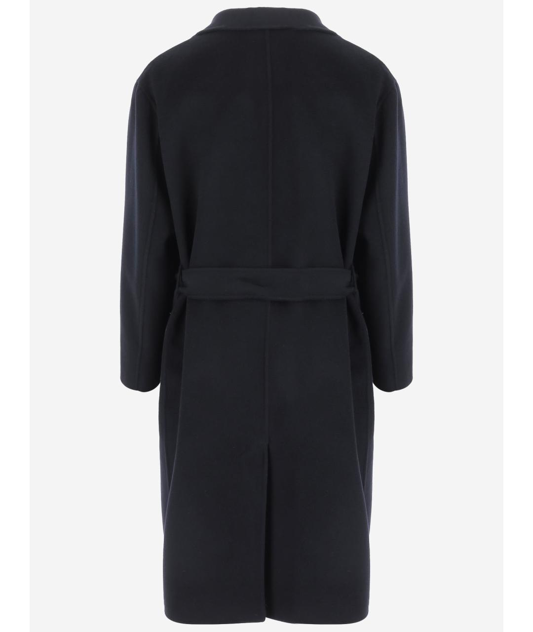 GIORGIO ARMANI Черное полиэстеровое пальто, фото 2