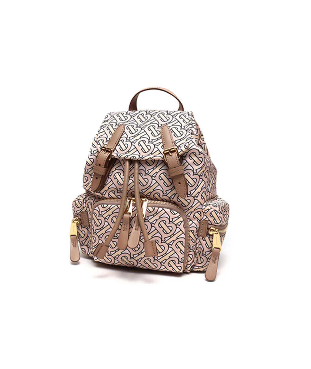 BURBERRY Бежевый тканевый рюкзак, фото 2