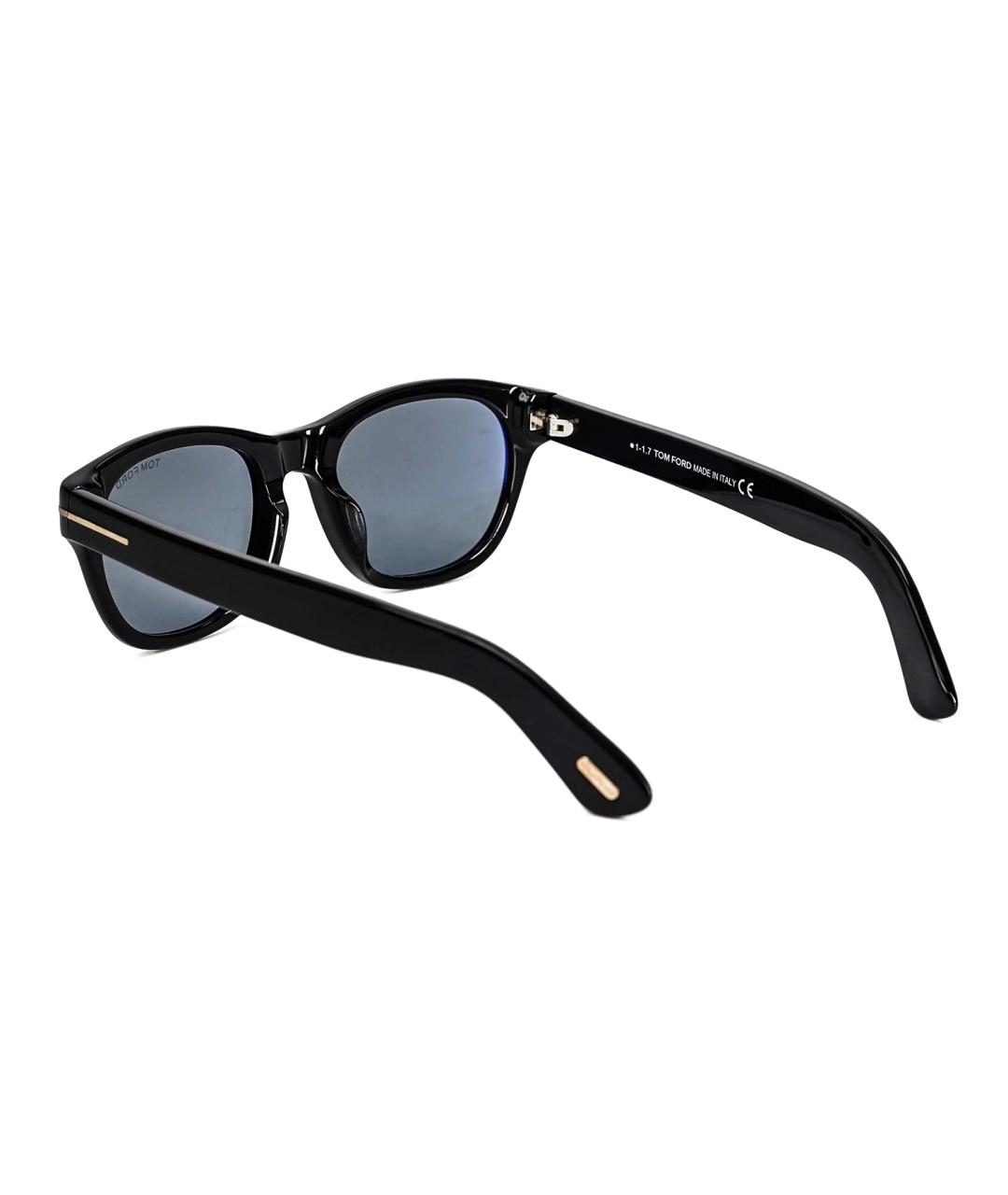 TOM FORD Черные пластиковые солнцезащитные очки, фото 4