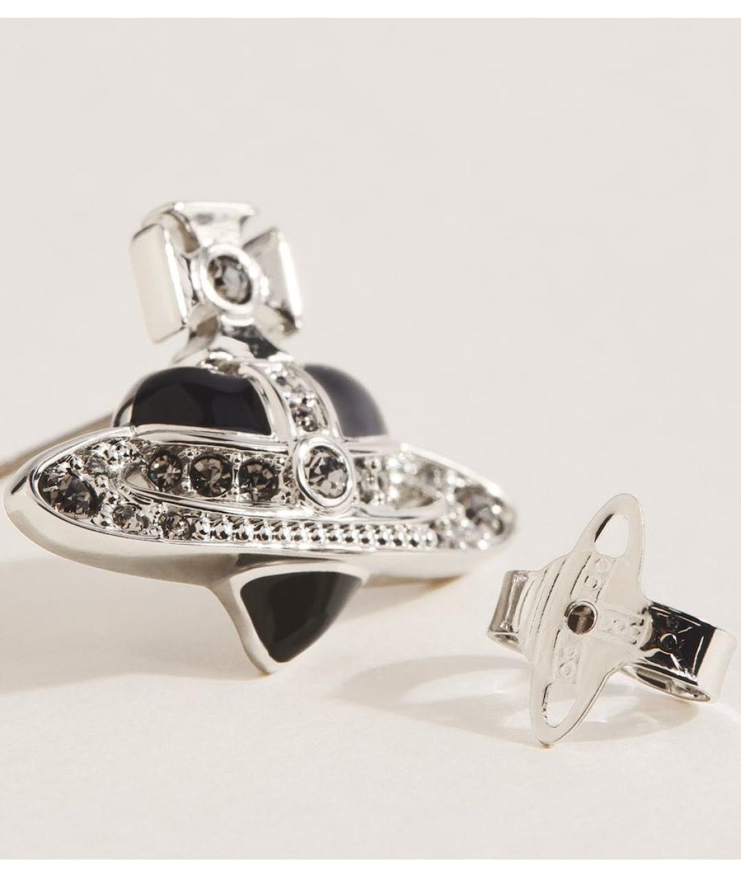 VIVIENNE WESTWOOD Серебряные латунные серьги, фото 4