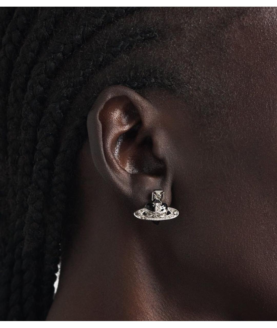 VIVIENNE WESTWOOD Серебряные латунные серьги, фото 3