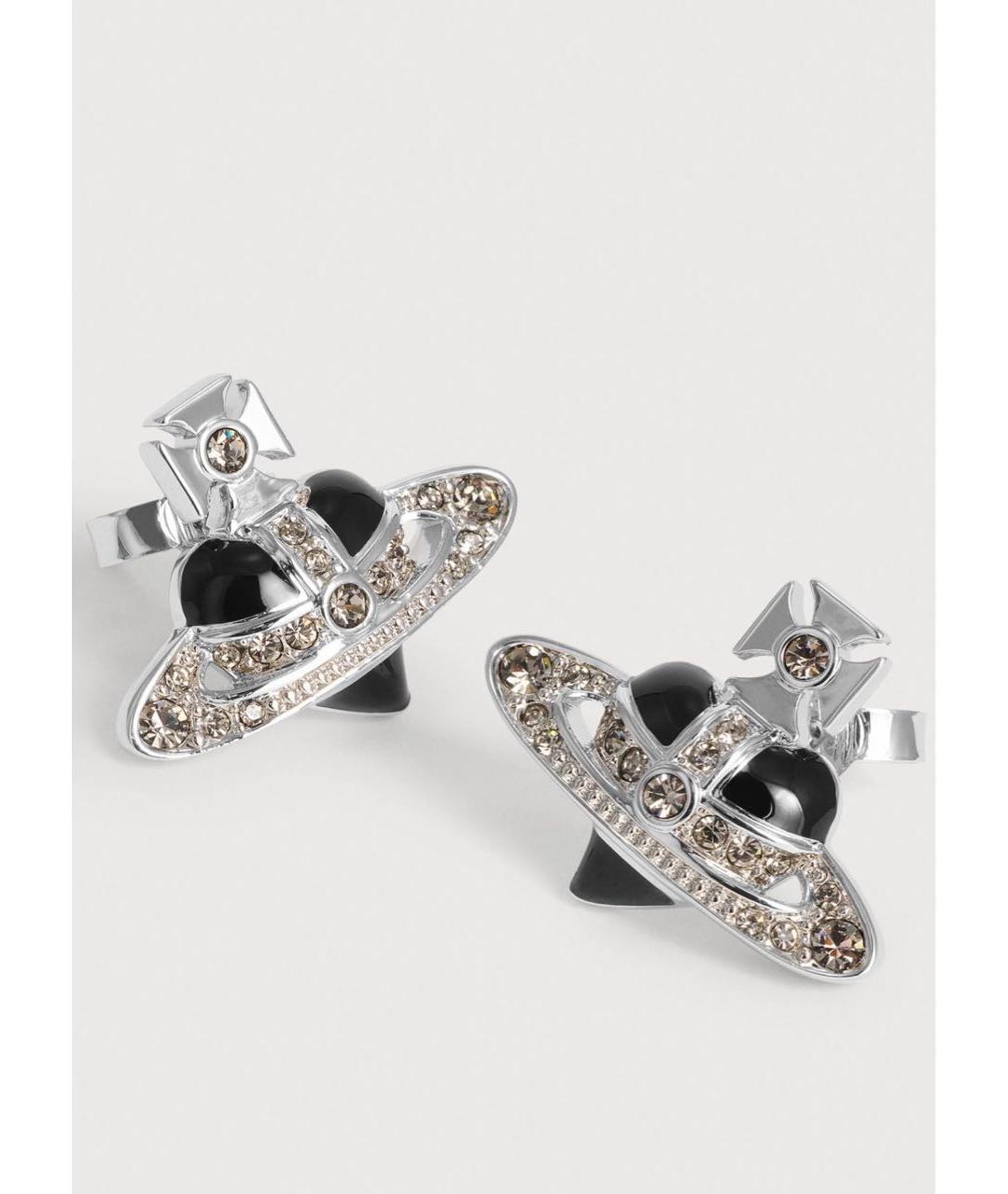 VIVIENNE WESTWOOD Серебряные латунные серьги, фото 2