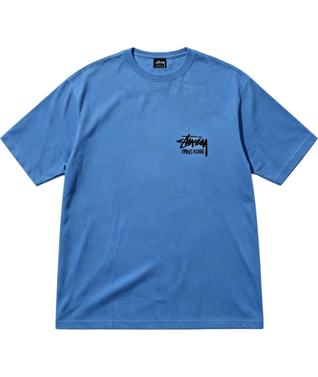 STUSSY Синяя футболка, фото 1