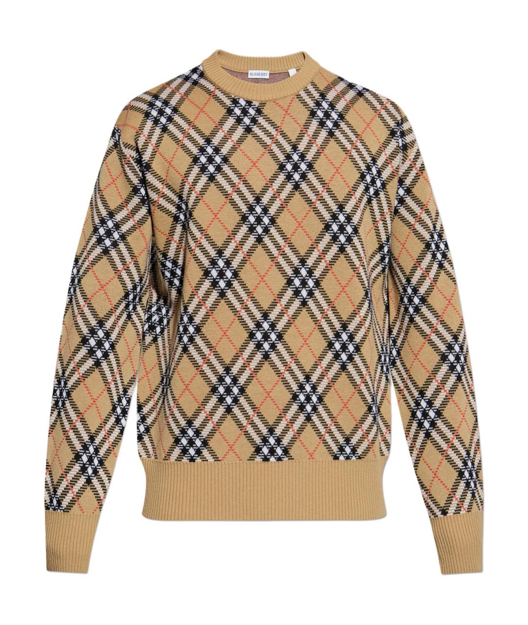 BURBERRY Бежевый джемпер / свитер, фото 1