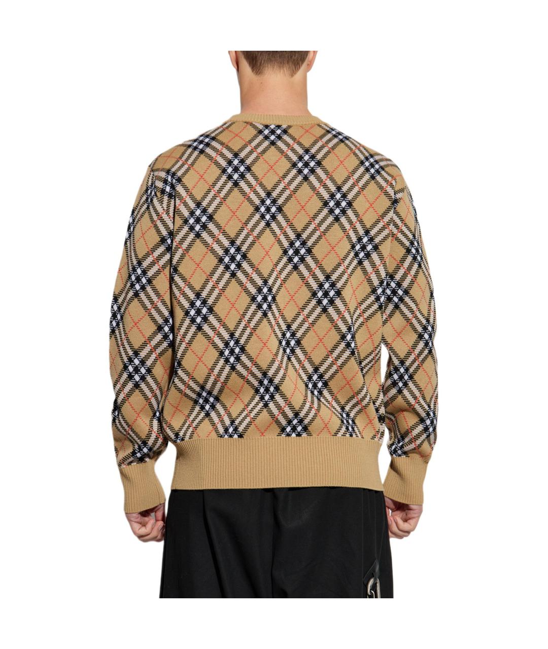 BURBERRY Бежевый джемпер / свитер, фото 4