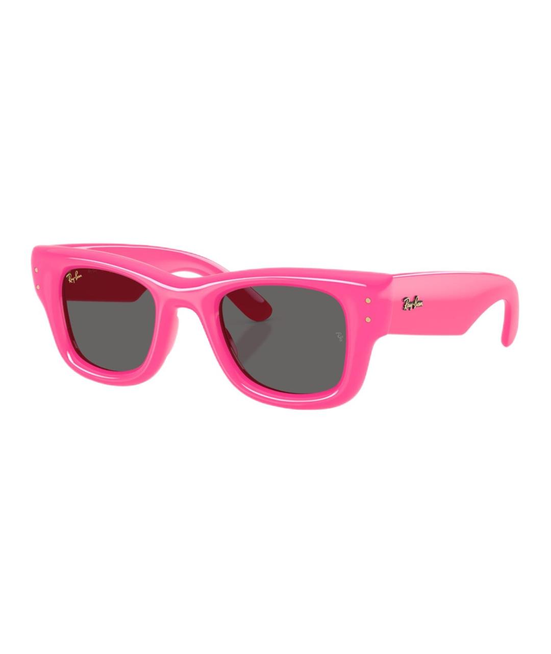 RAY BAN Розовые пластиковые солнцезащитные очки, фото 1