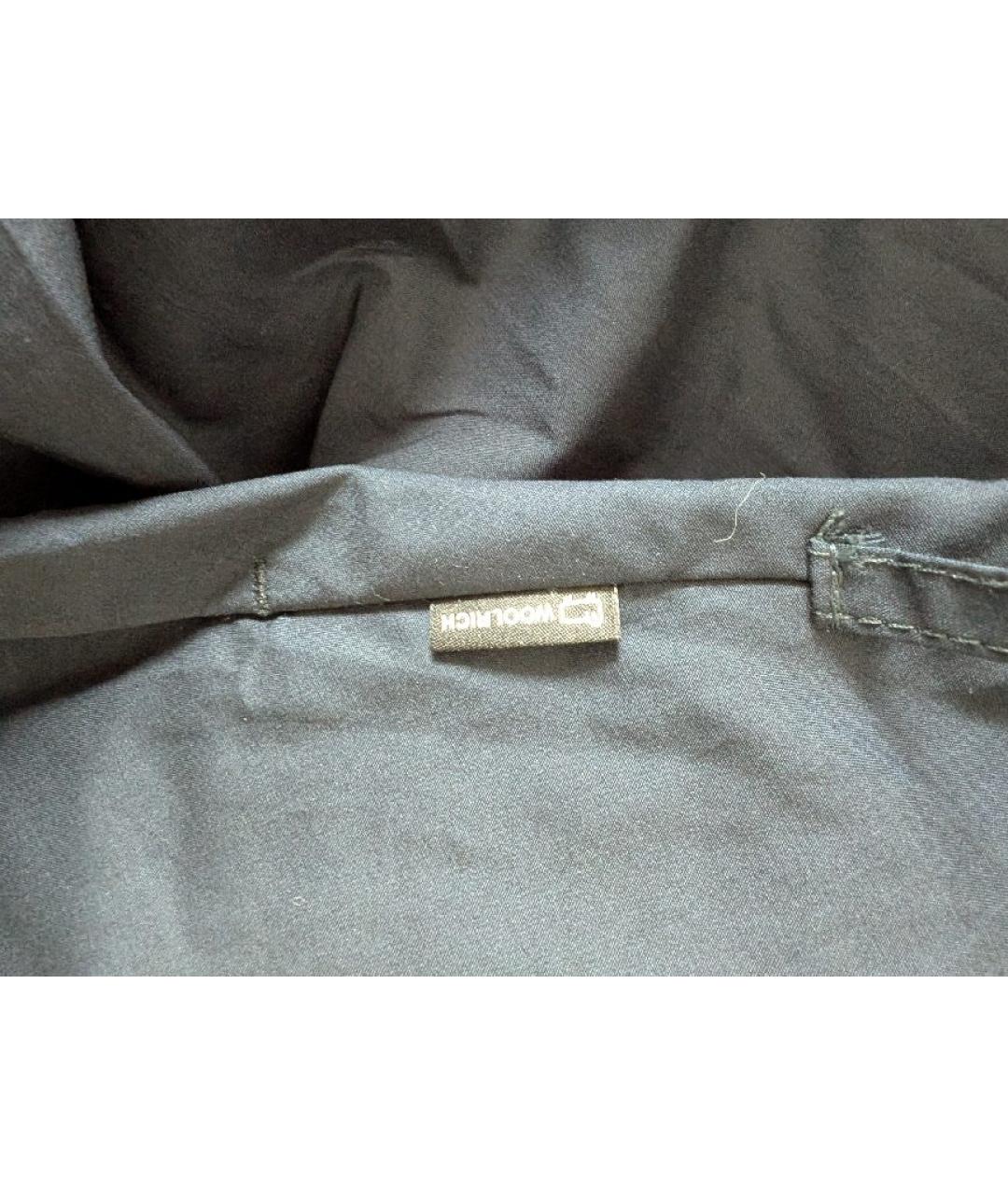 WOOLRICH Темно-синее хлопковое повседневное платье, фото 8