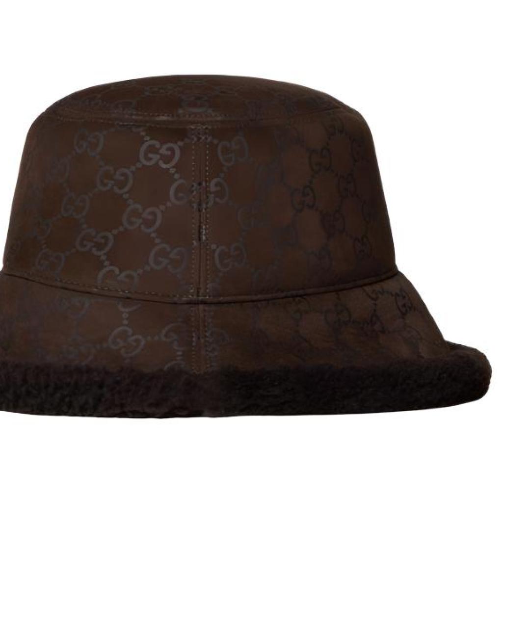 GUCCI Коричневая панама, фото 4