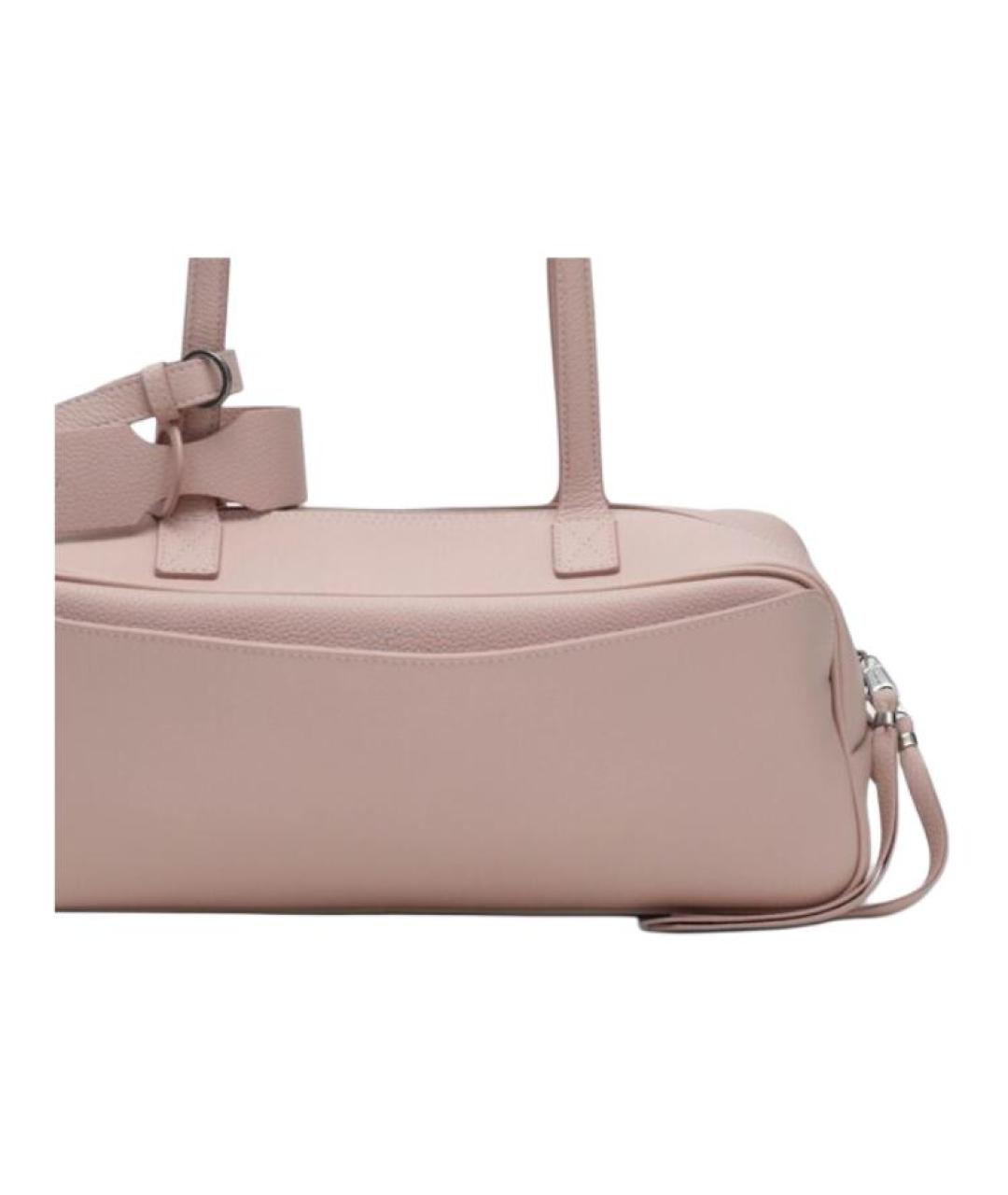 BALENCIAGA Розовая кожаная сумка через плечо, фото 3