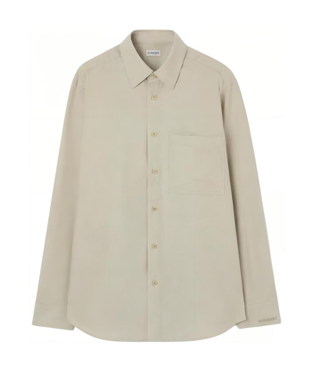 BURBERRY Зеленая классическая рубашка, фото 1