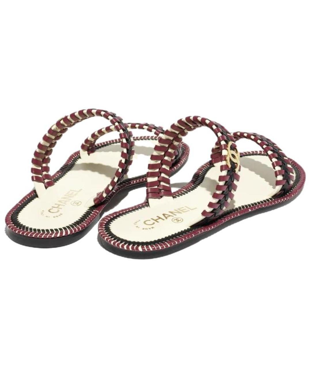CHANEL Белые шлепанцы, фото 4
