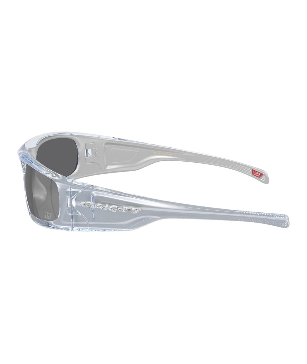 OAKLEY Серые пластиковые солнцезащитные очки, фото 3