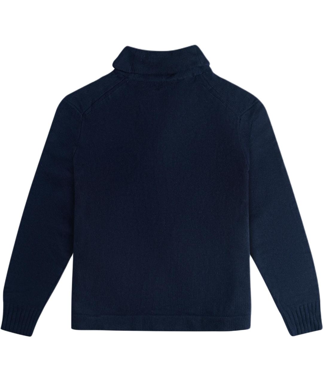 POLO RALPH LAUREN Темно-синий кардиган, фото 2