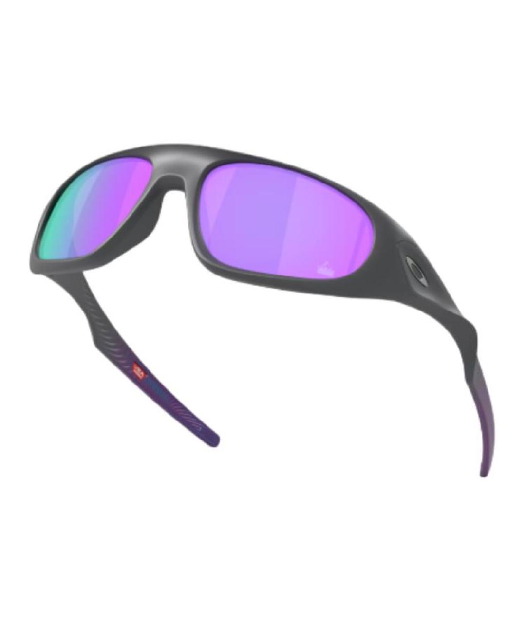 OAKLEY Серые пластиковые солнцезащитные очки, фото 4