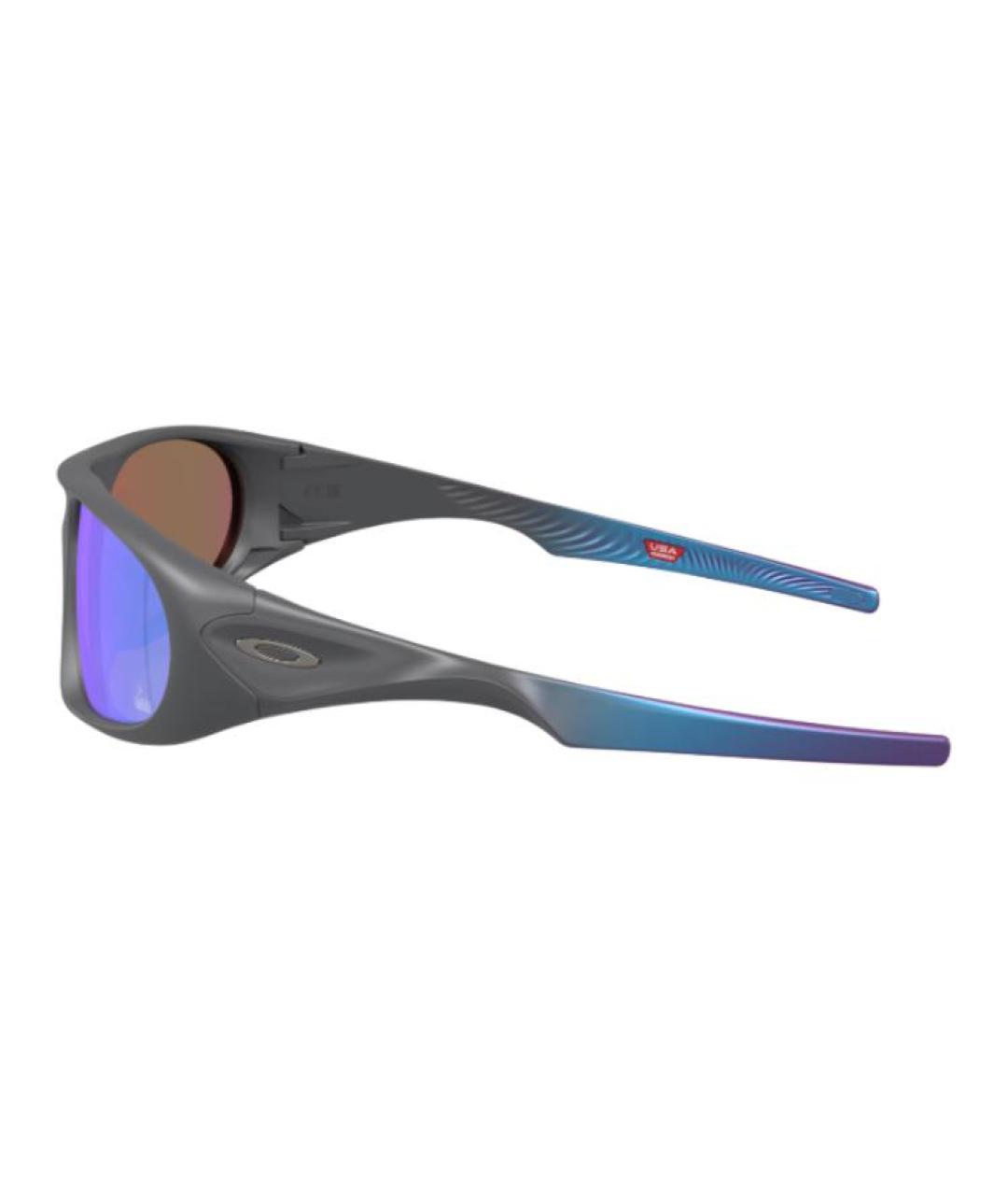 OAKLEY Серые пластиковые солнцезащитные очки, фото 3