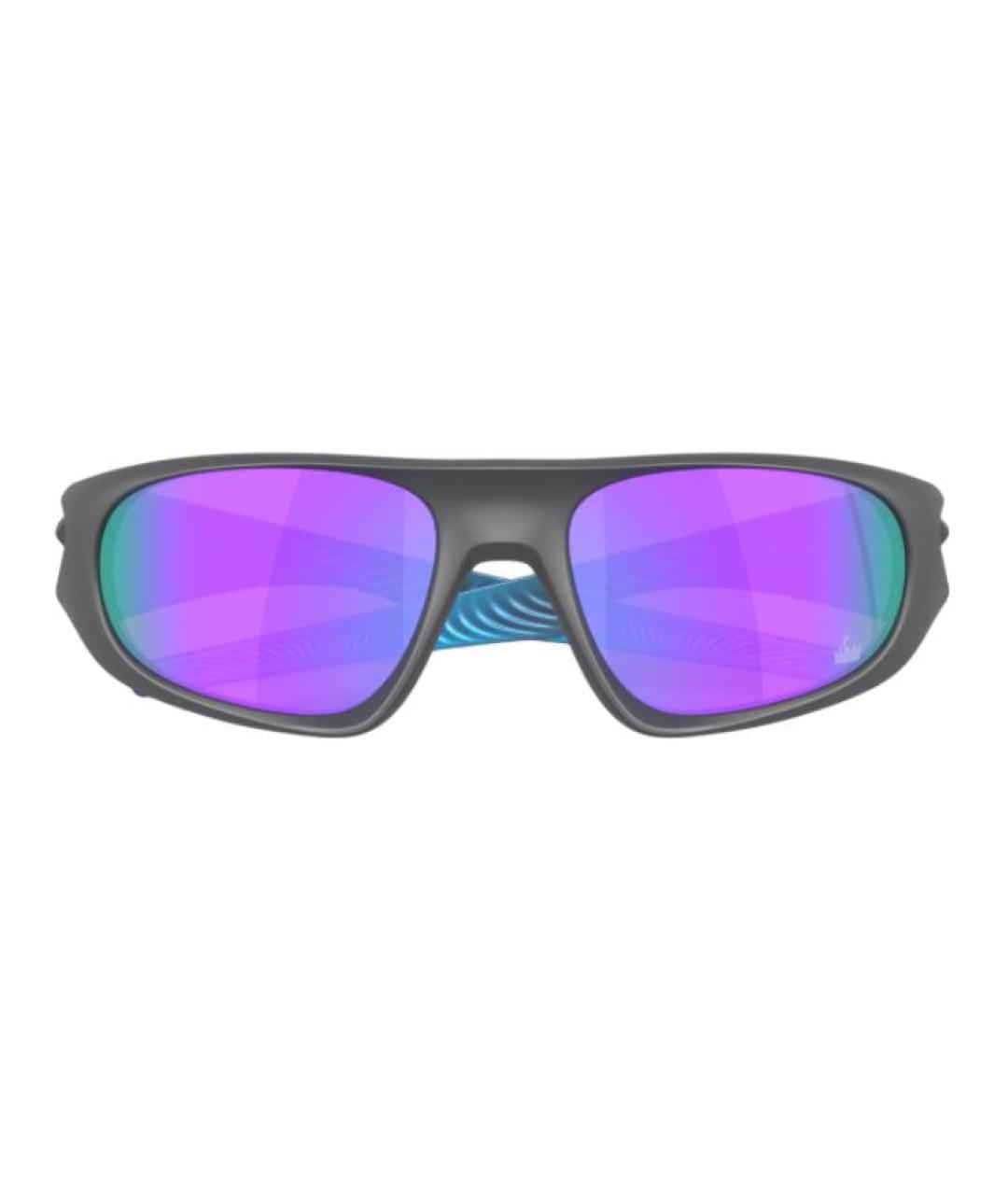 OAKLEY Серые пластиковые солнцезащитные очки, фото 5