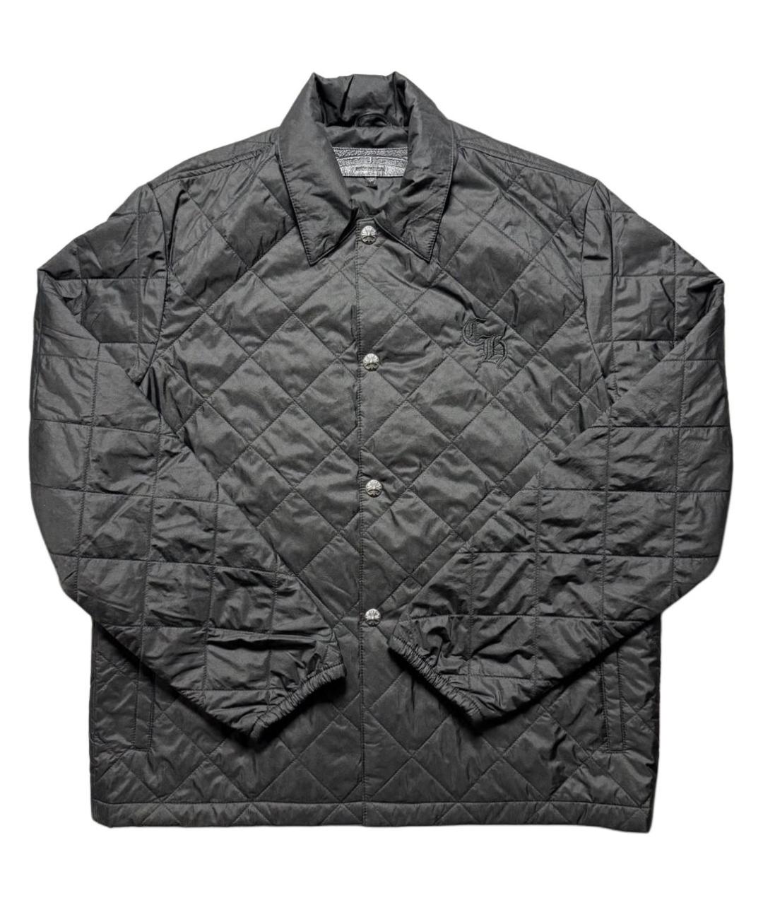 CHROME HEARTS Черный пуховик, фото 1