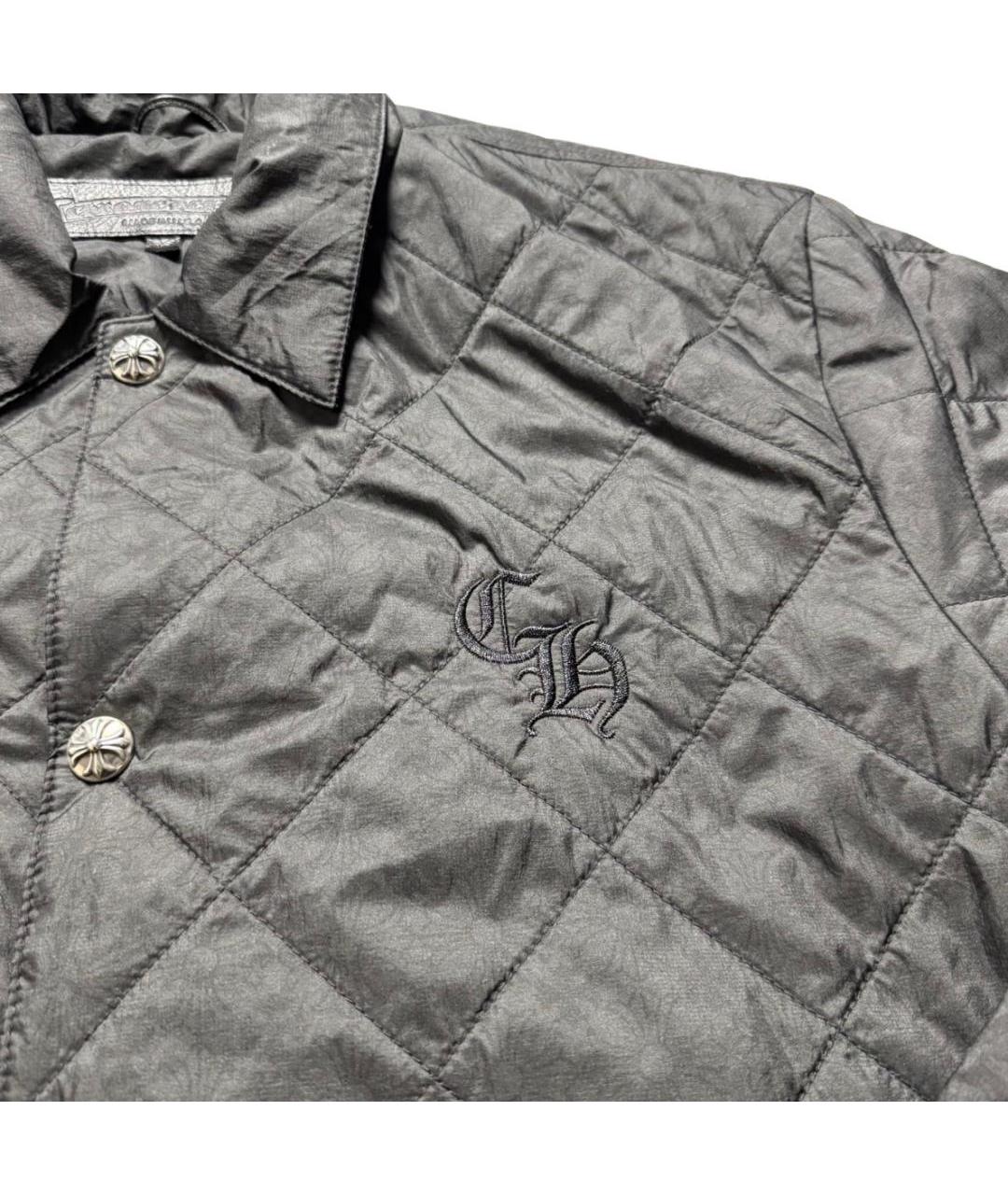 CHROME HEARTS Черный пуховик, фото 3