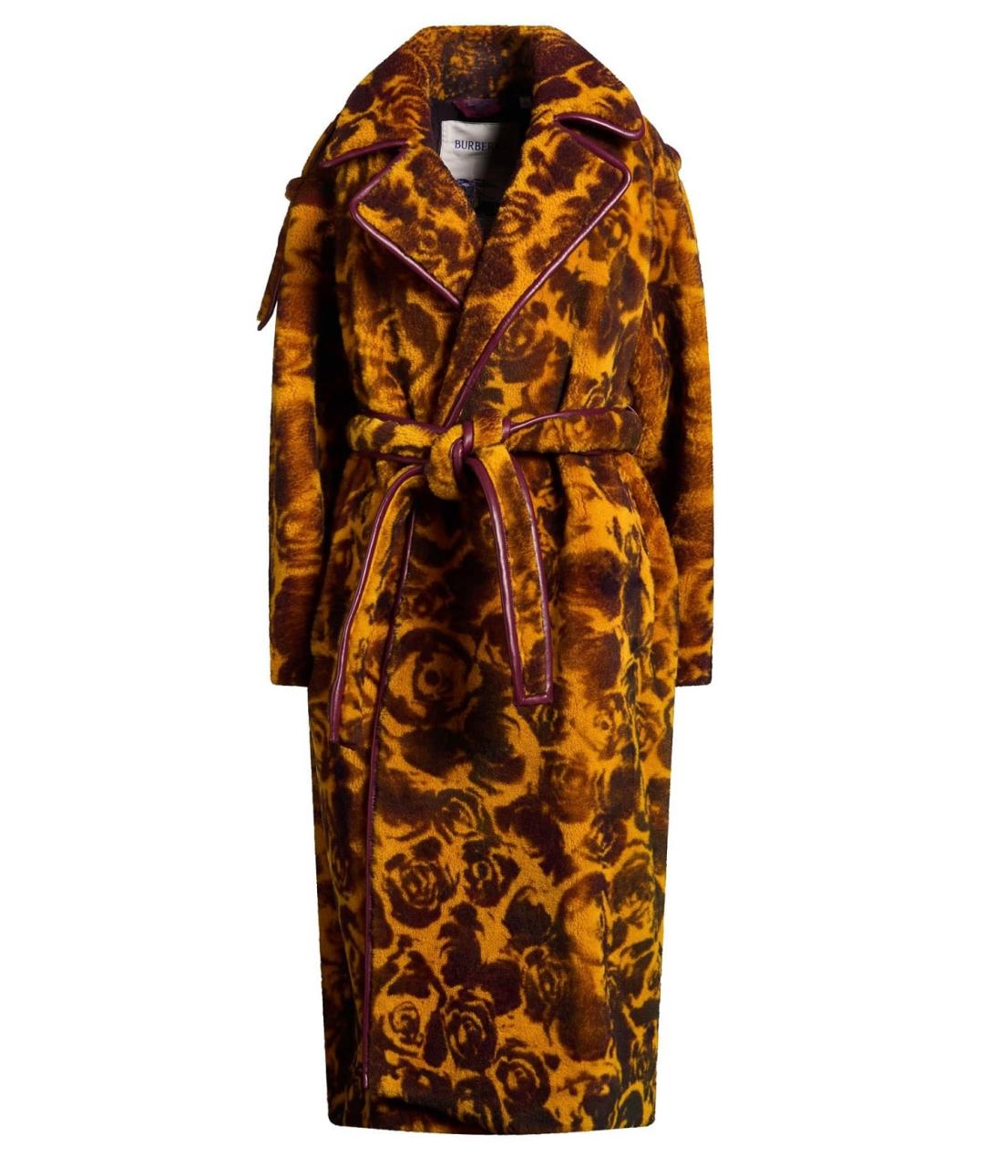 BURBERRY Мульти шерстяное пальто, фото 1