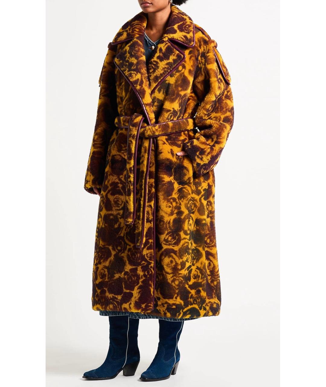 BURBERRY Мульти шерстяное пальто, фото 3