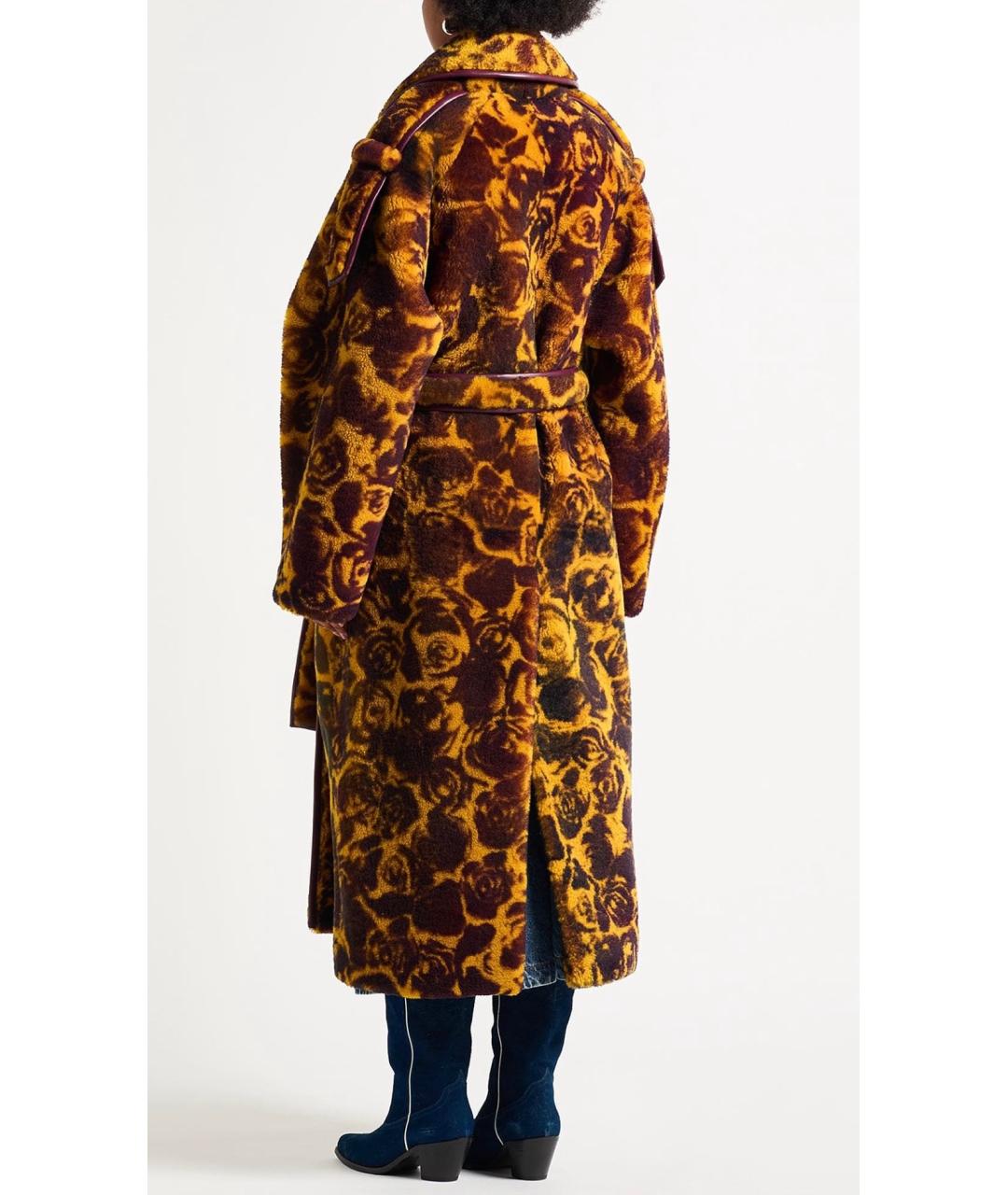 BURBERRY Мульти шерстяное пальто, фото 4