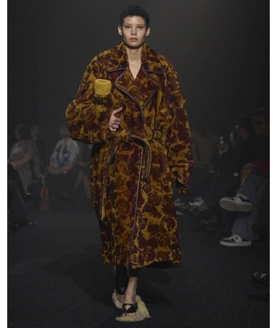 BURBERRY Мульти шерстяное пальто, фото 2