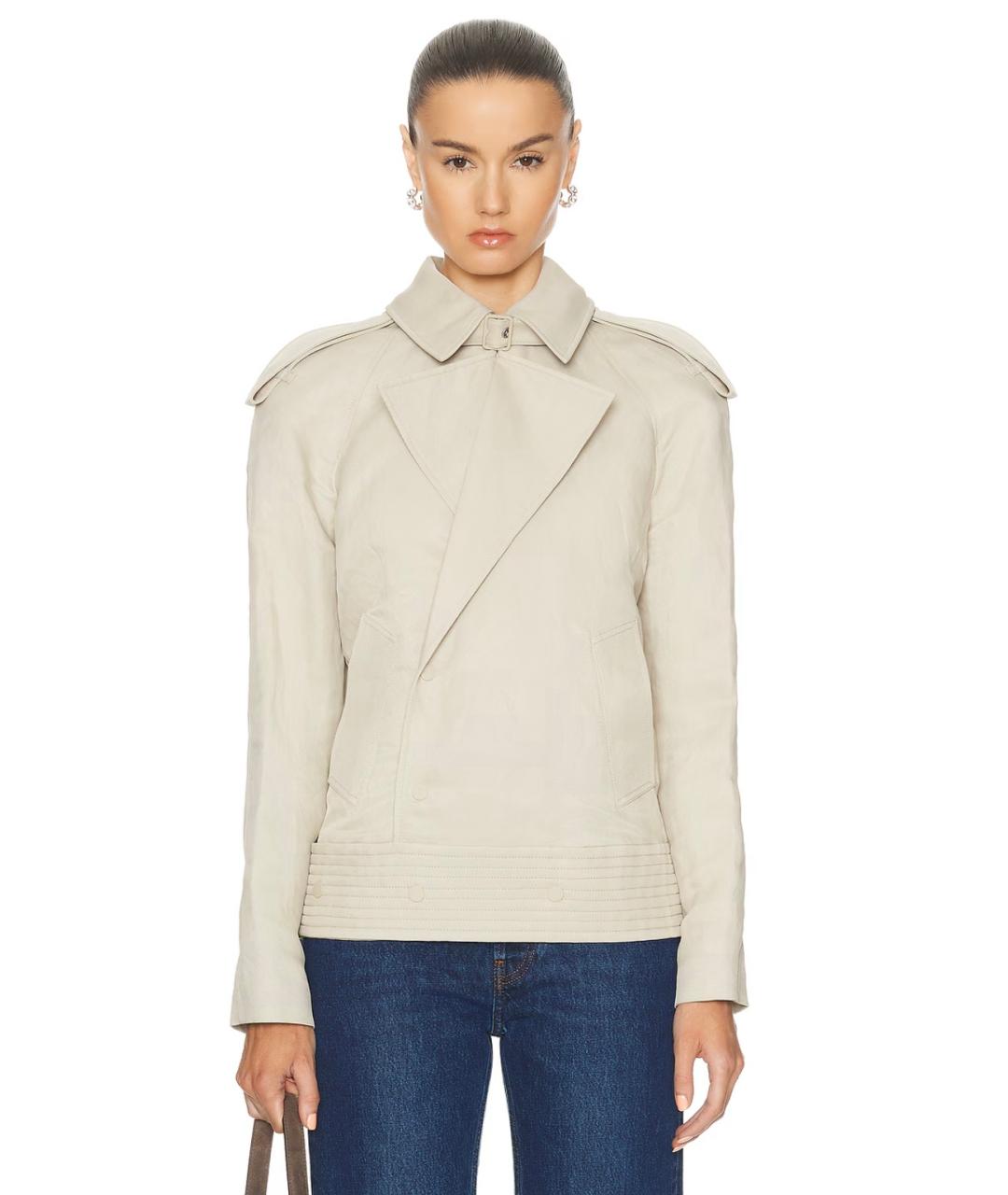BURBERRY Бежевая куртка, фото 2