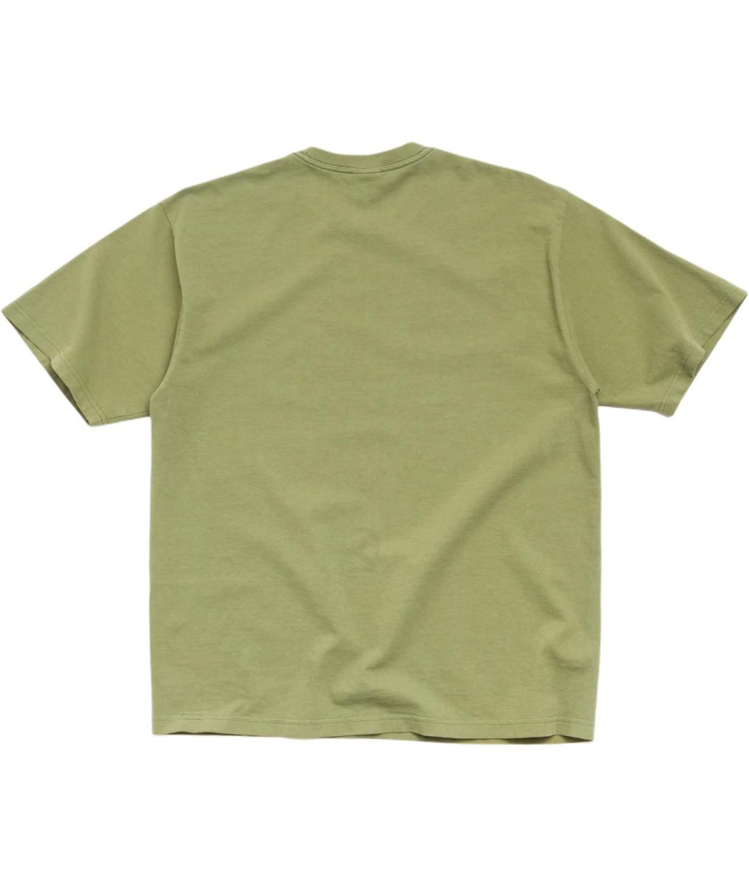 STUSSY Зеленая футболка, фото 2