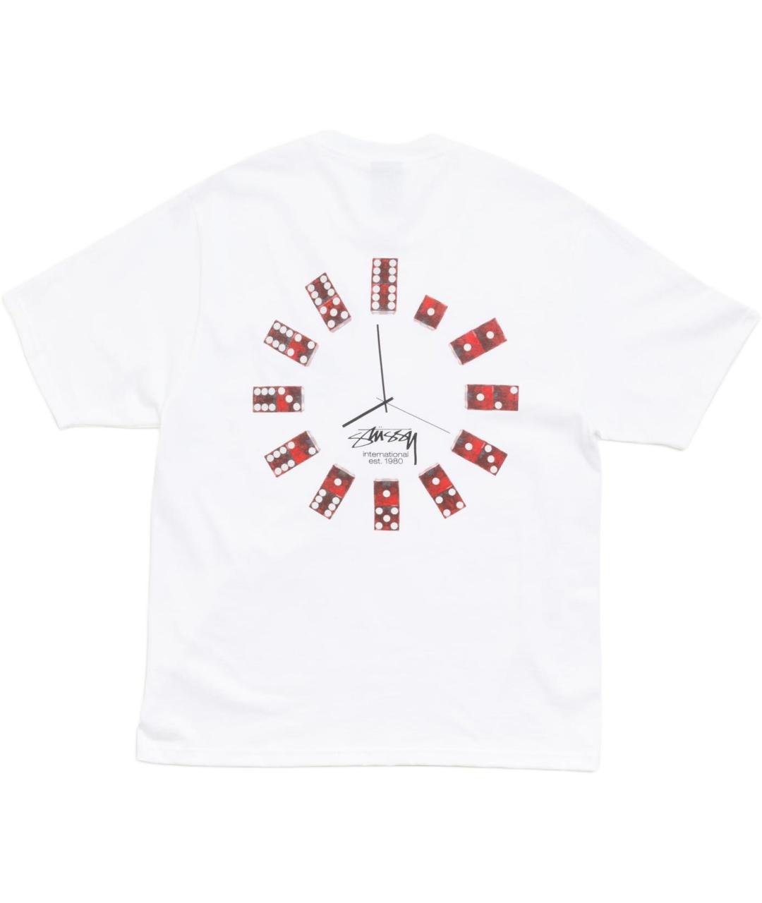 STUSSY Белая футболка, фото 2
