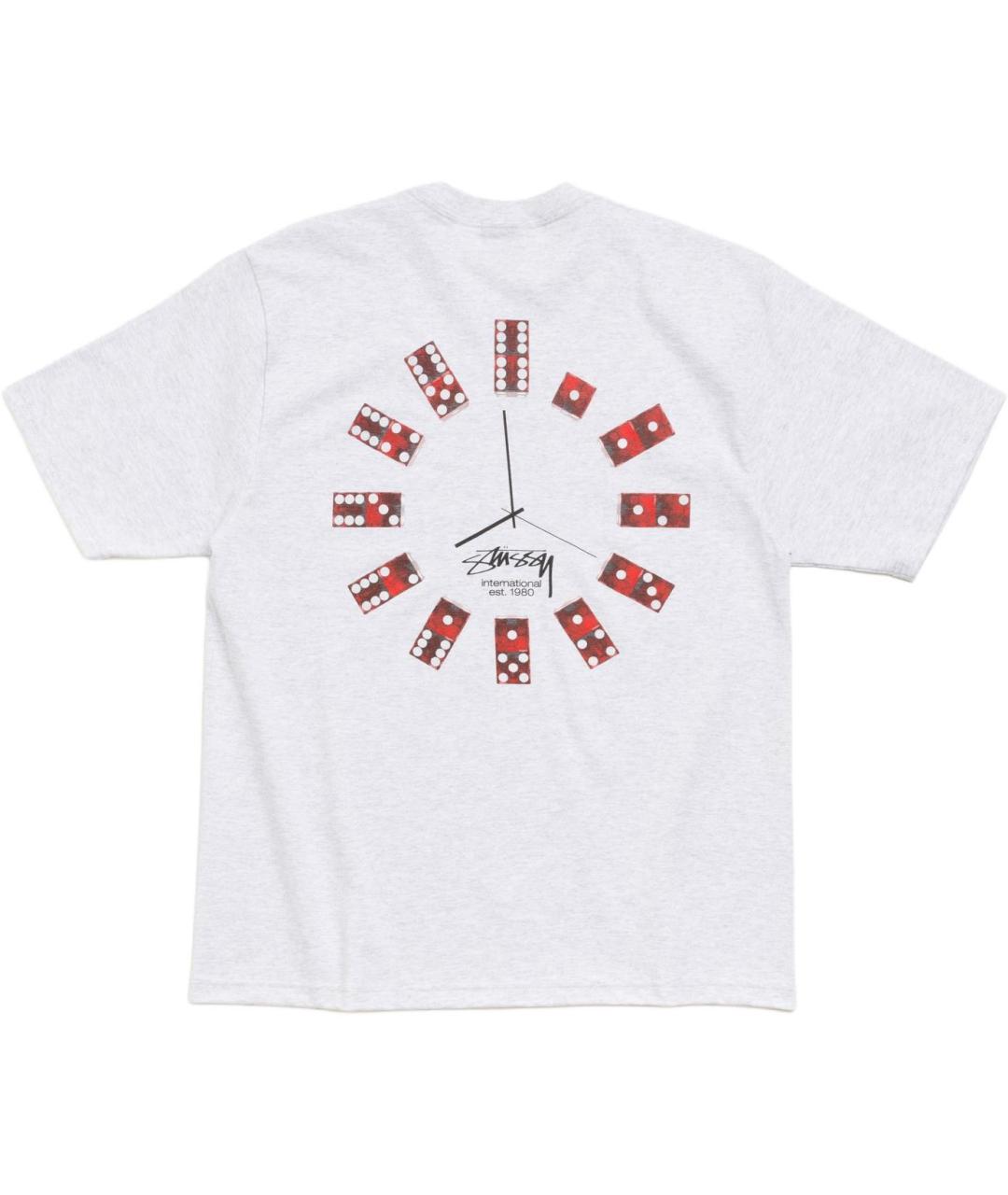 STUSSY Серая футболка, фото 2