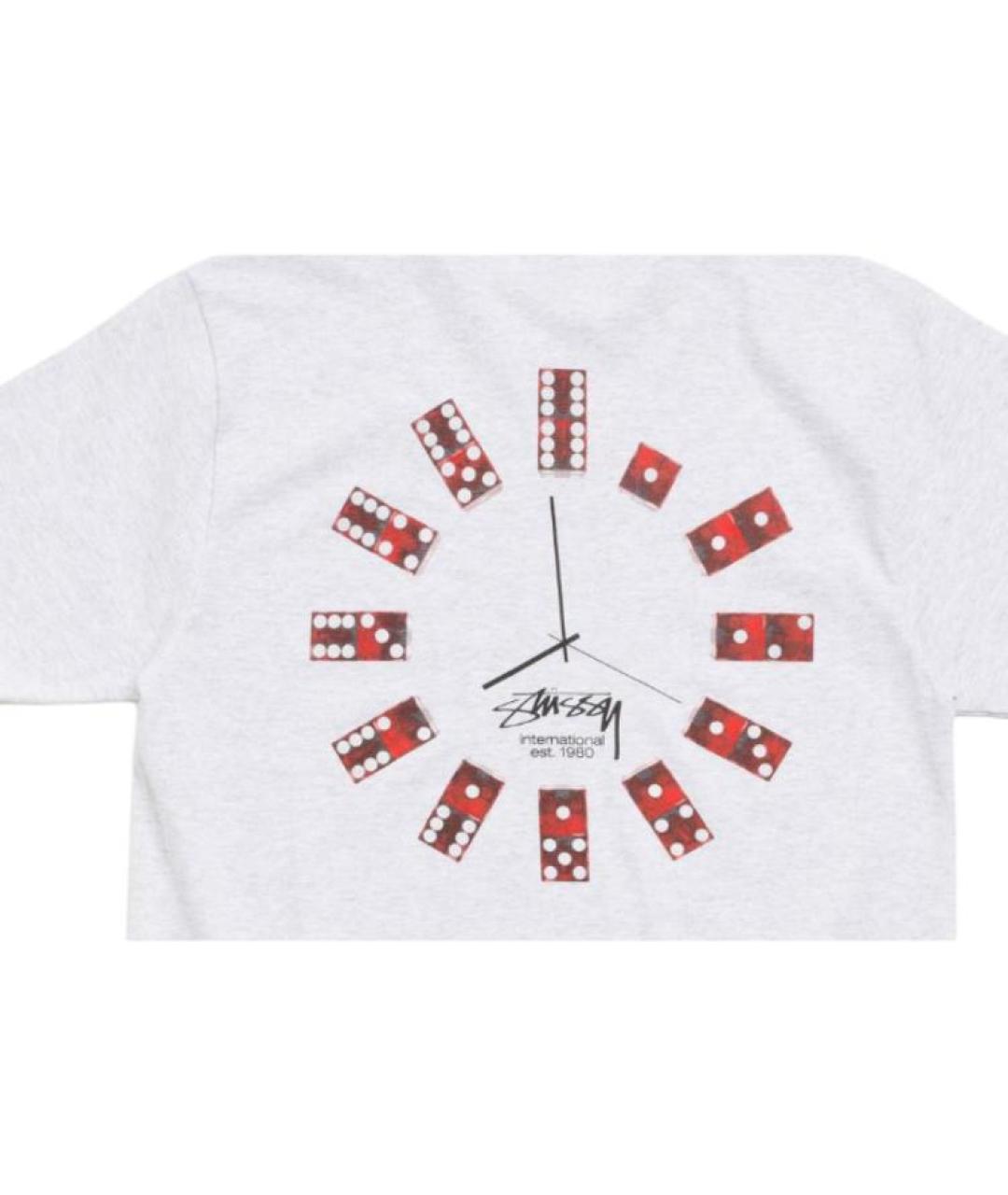 STUSSY Серая футболка, фото 3