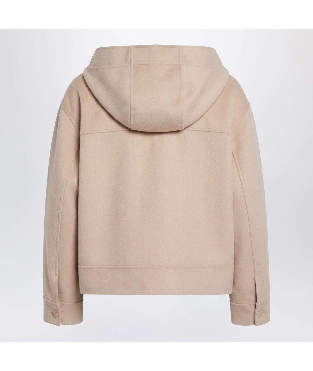 WEEKEND MAX MARA Бежевая шерстяная куртка, фото 2