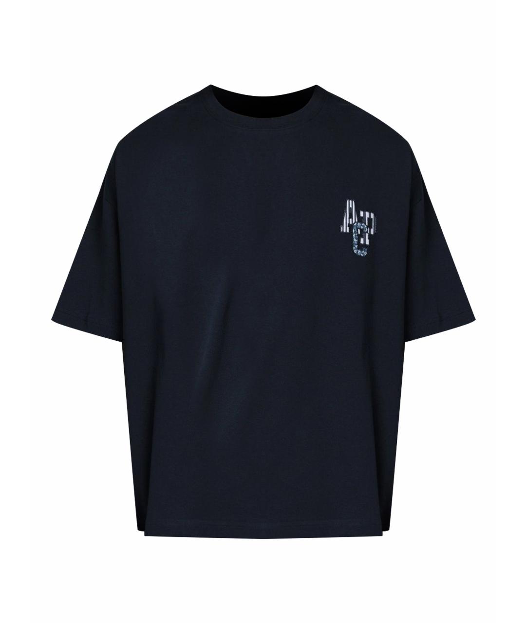 A.P.C. Синяя хлопковая футболка, фото 1