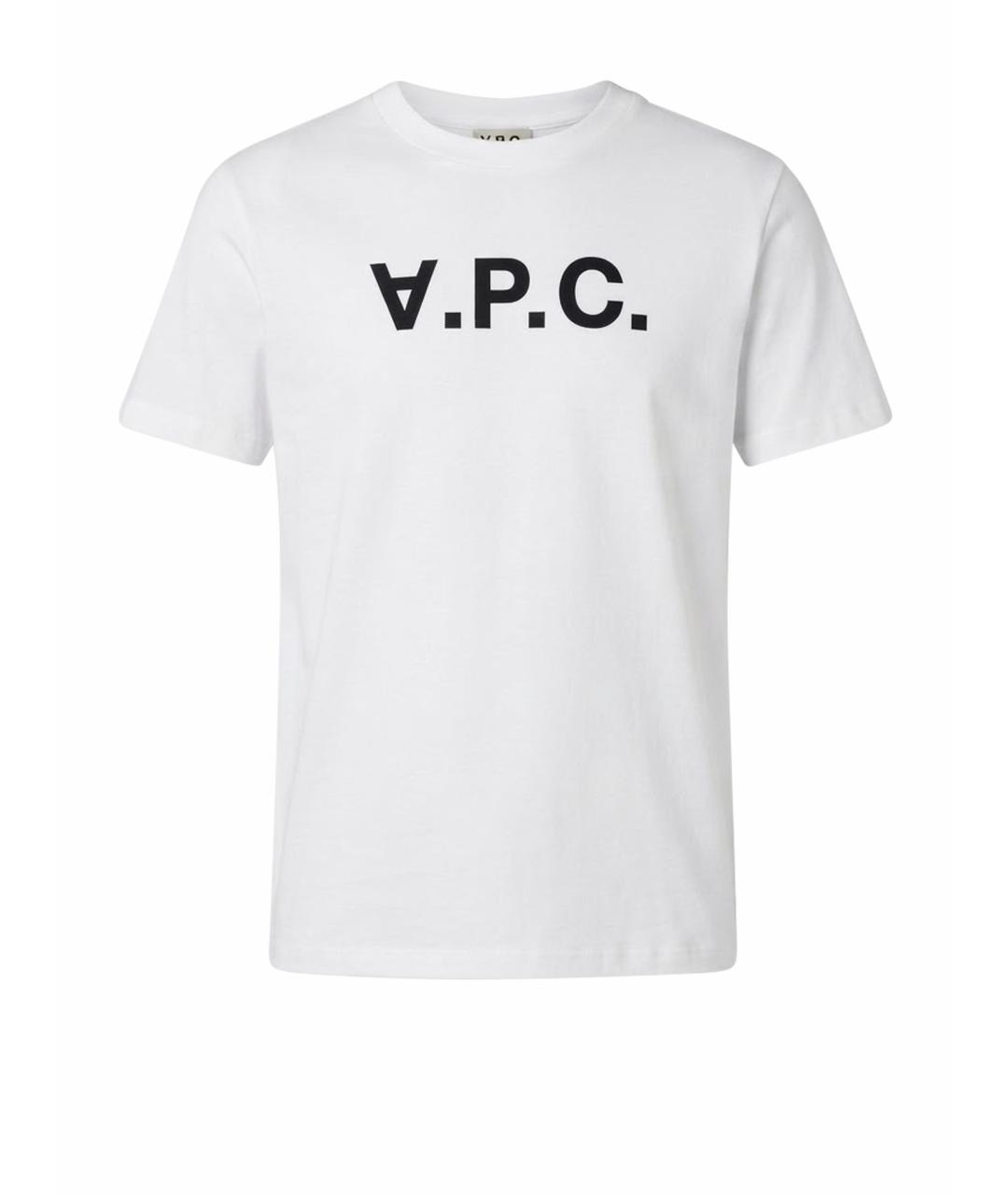 A.P.C. Белая хлопковая футболка, фото 3