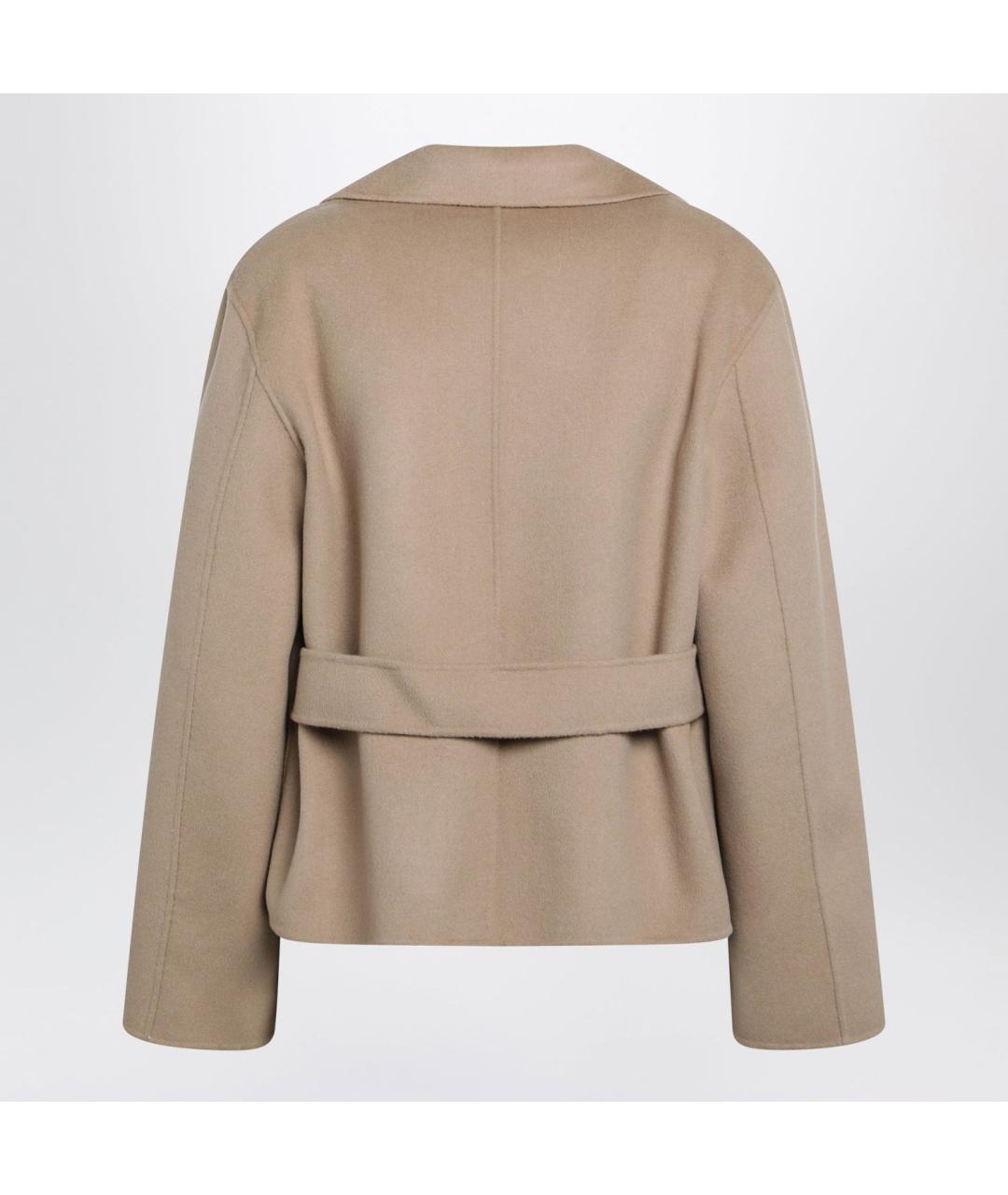 WEEKEND MAX MARA Коричневая шерстяная куртка, фото 2