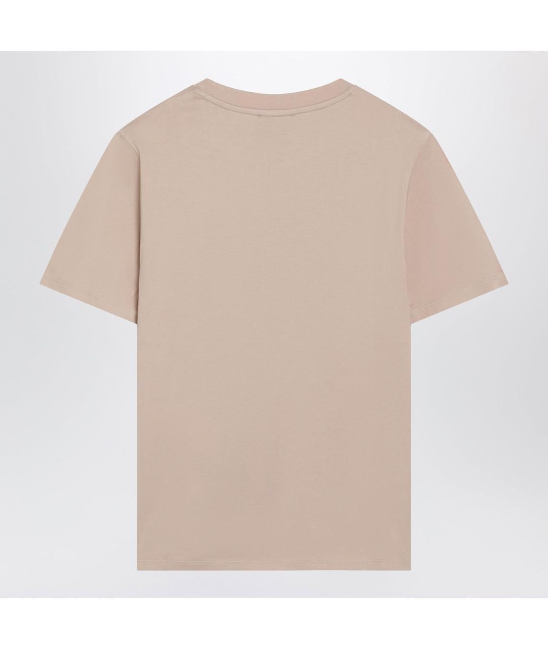 WEEKEND MAX MARA Розовая хлопковая футболка, фото 2
