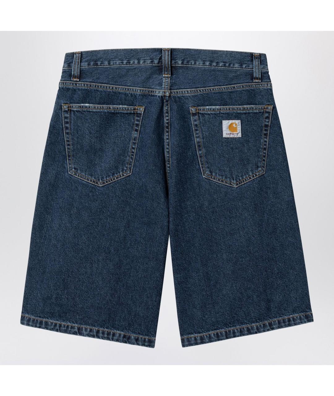 CARHARTT WIP Синие деним шорты, фото 2