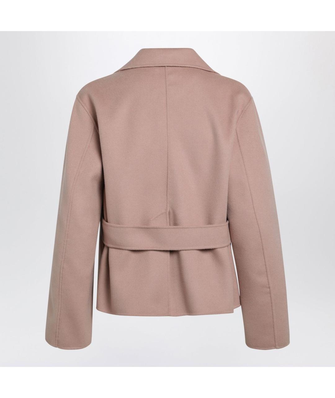 WEEKEND MAX MARA Розовая шерстяная куртка, фото 2