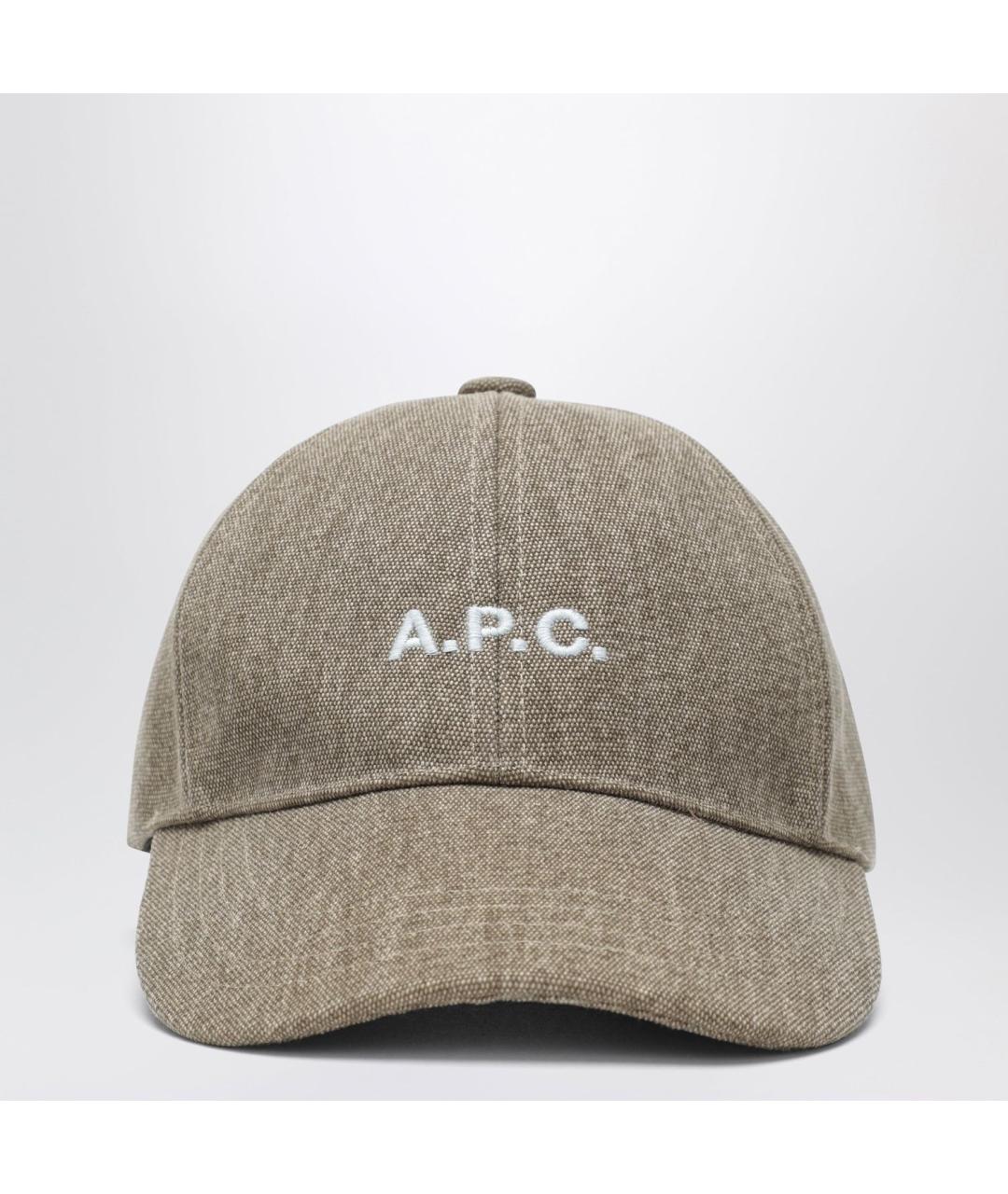 A.P.C. Коричневая хлопковая кепка, фото 3