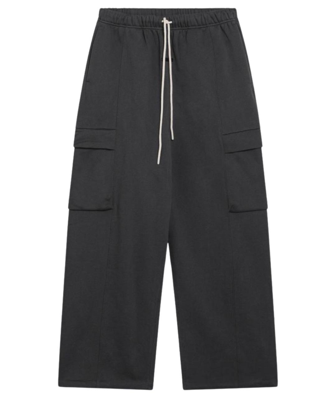 FEAR OF GOD ESSENTIALS Серые хлопковые повседневные брюки, фото 1