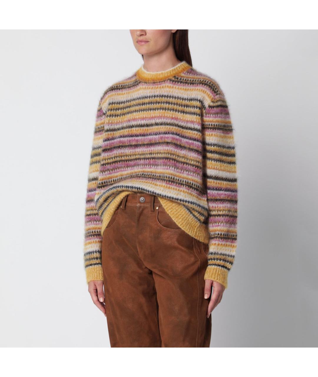 ISABEL MARANT ETOILE Оранжевый шерстяной джемпер / свитер, фото 3