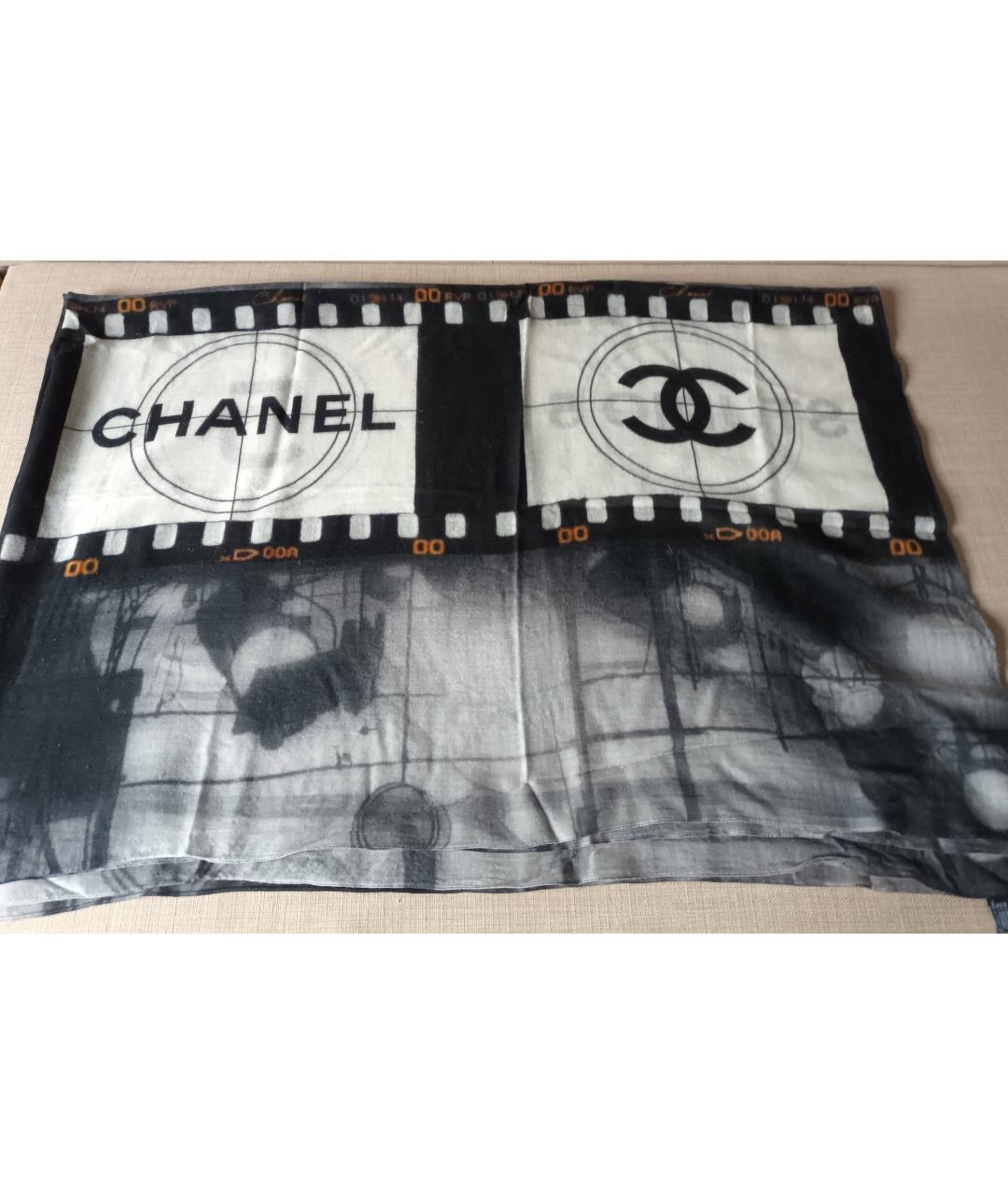 CHANEL PRE-OWNED Кашемировый платок, фото 3