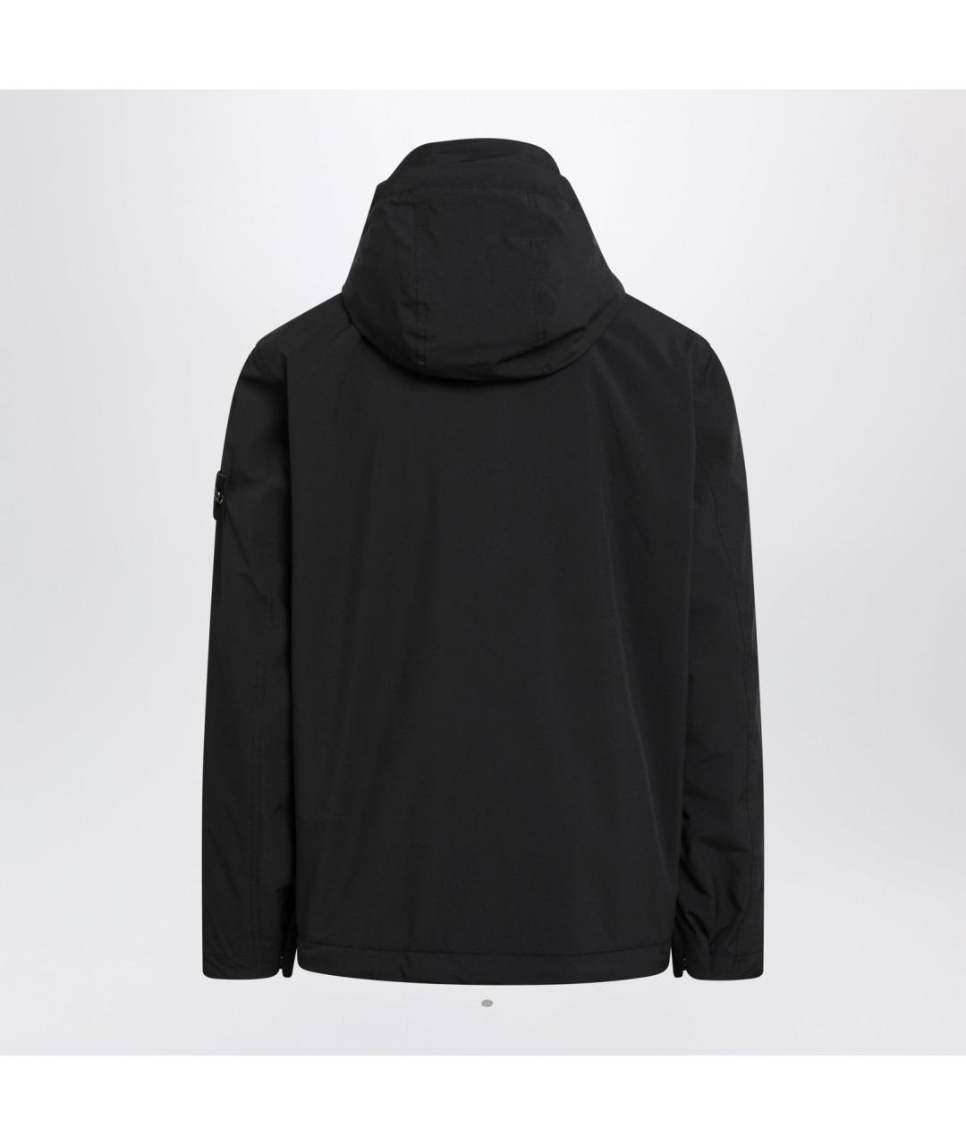STONE ISLAND Черная полиэстеровая куртка, фото 2