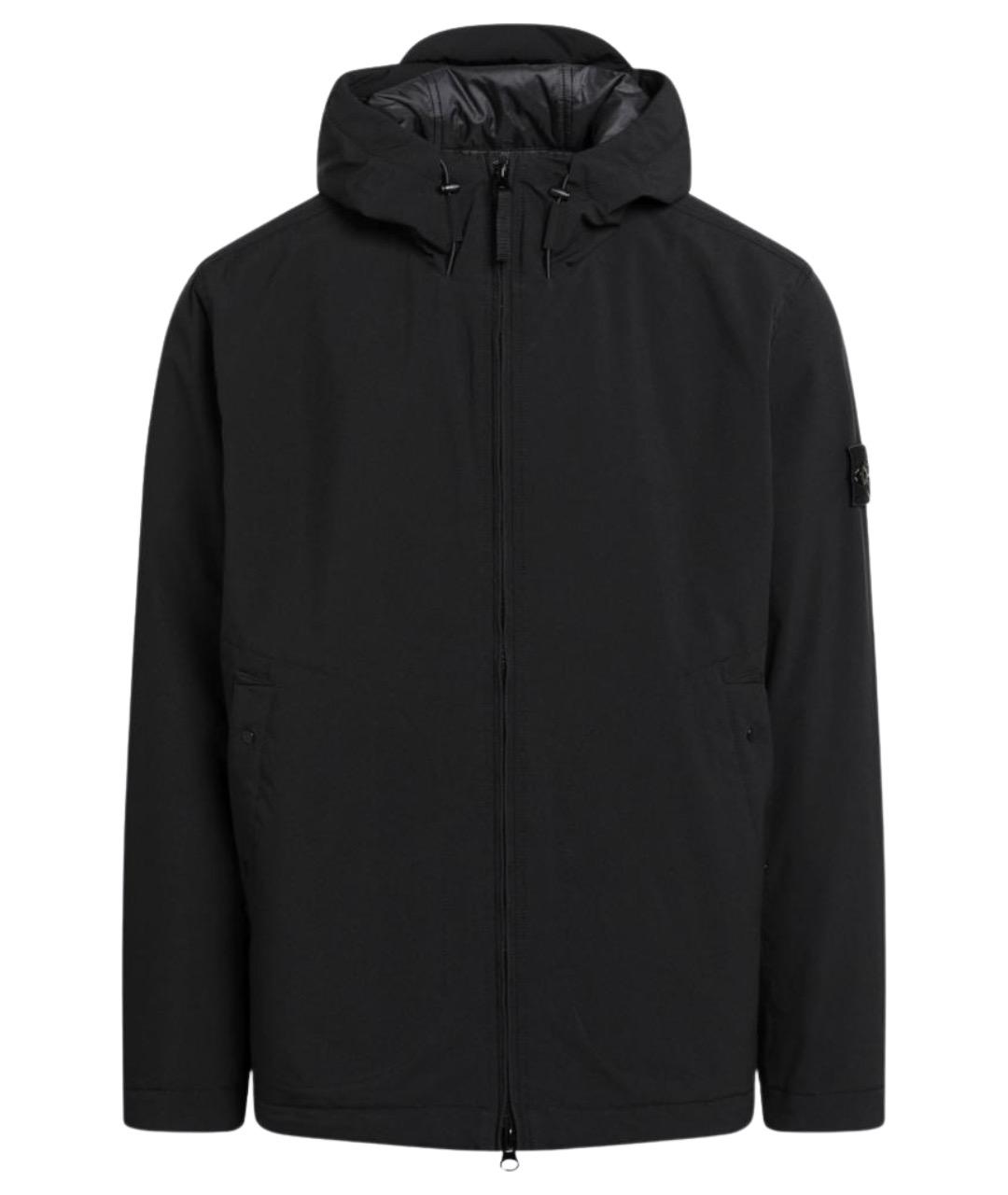 STONE ISLAND Черная полиэстеровая куртка, фото 1