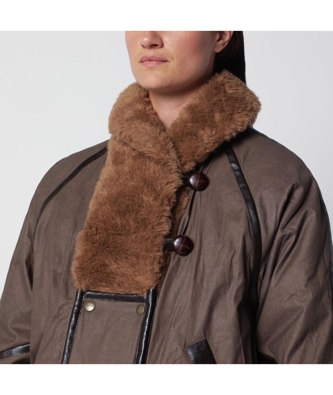 ISABEL MARANT ETOILE Коричневая полиэстеровая куртка, фото 2