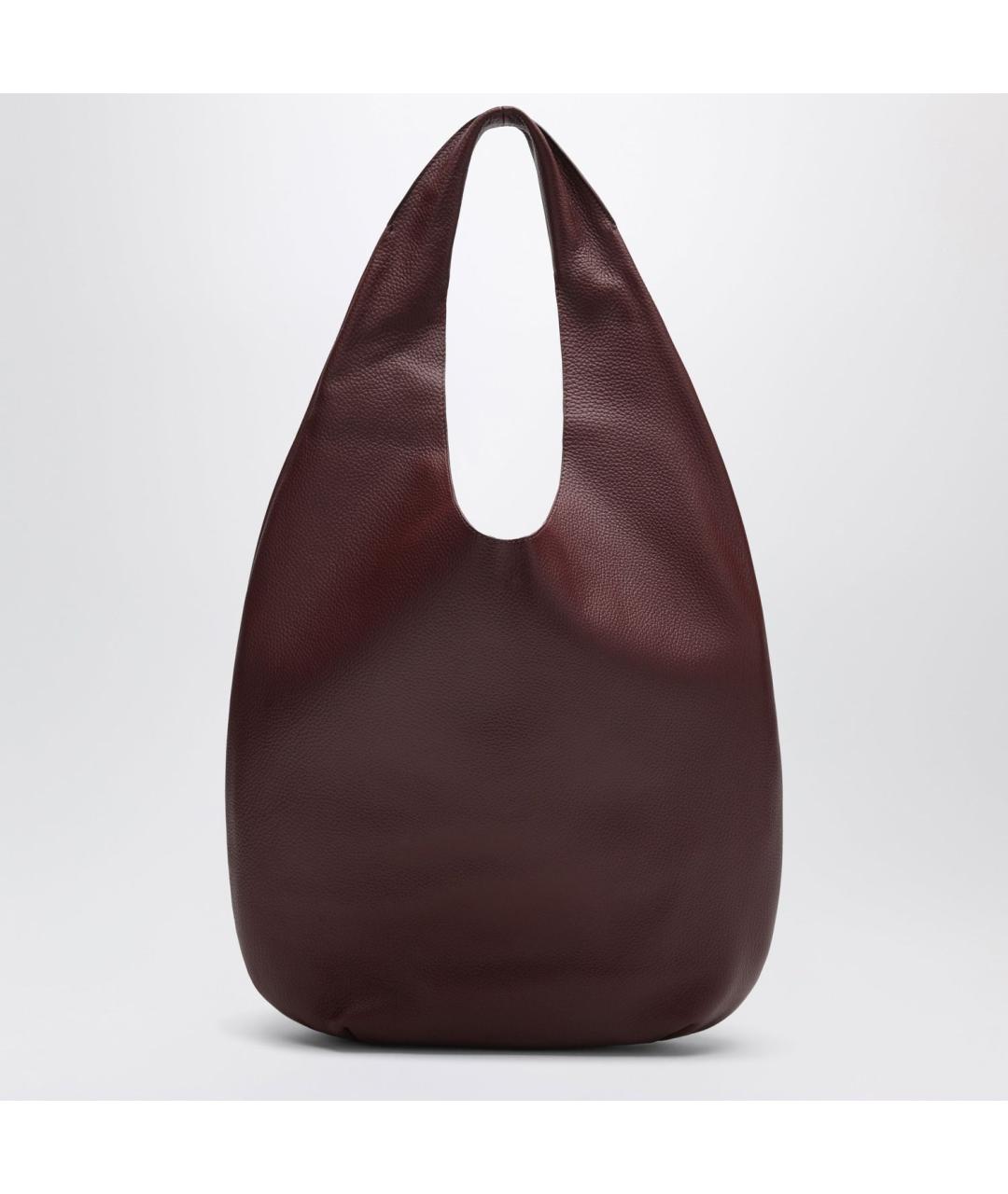 A.P.C. Бордовая кожаная сумка тоут, фото 2