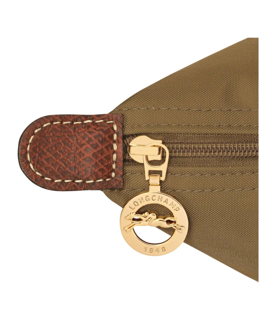 LONGCHAMP Хаки нейлоновая сумка тоут, фото 5